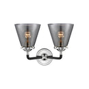 Innovations Lighting Small Cone 2 Light Bath Vanity Light Part Of The Nouveau Collection 284-2W-BPN-G63
