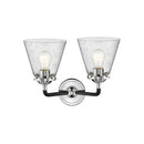 Innovations Lighting Small Cone 2 Light Bath Vanity Light Part Of The Nouveau Collection 284-2W-BPN-G64