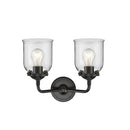 Innovations Lighting Small Bell 2 Light Bath Vanity Light Part Of The Nouveau Collection 284-2W-OB-G52-LED