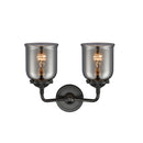 Innovations Lighting Small Bell 2 Light Bath Vanity Light Part Of The Nouveau Collection 284-2W-OB-G53