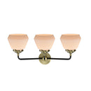 Innovations Lighting Fulton 3 Light Bath Vanity Light Part Of The Nouveau Collection 284-3W-BAB-G171-LED
