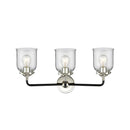 Innovations Lighting Small Bell 3 Light Bath Vanity Light Part Of The Nouveau Collection 284-3W-BPN-G52-LED