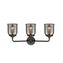 Innovations Lighting Small Bell 3 Light Bath Vanity Light Part Of The Nouveau Collection 284-3W-OB-G53-LED