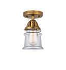 Innovations Lighting Small Canton 1 Light 5.25" Semi-Flush Mount 288-1C-BB-G182S-LED