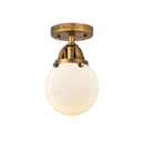 Innovations Lighting Beacon 1 Light 6" Semi-Flush Mount 288-1C-BB-G201-6-LED