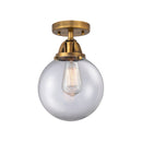 Innovations Lighting Beacon 1 Light 8" Semi-Flush Mount 288-1C-BB-G202-8