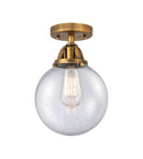 Innovations Lighting Beacon 1 Light 8" Semi-Flush Mount 288-1C-BB-G204-8-LED