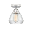 Innovations Lighting Fulton 1 Light 6.75" Semi-Flush Mount 288-1C-PC-G172-LED