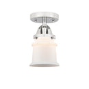 Innovations Lighting Small Canton 1 Light 5.25" Semi-Flush Mount 288-1C-PC-G181S