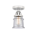 Innovations Lighting Small Canton 1 Light 5.25" Semi-Flush Mount 288-1C-PC-G184S