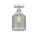 Innovations Lighting Stanton 1 Light 6" Semi-Flush Mount 288-1C-PC-G262