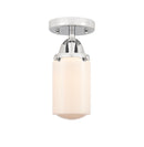 Innovations Lighting Dover 1 Light 4.5" Semi-Flush Mount 288-1C-PC-G311-LED