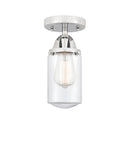 Innovations Lighting Dover 1 Light 4.5" Semi-Flush Mount 288-1C-PC-G312-LED