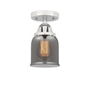 Innovations Lighting Small Bell 1 Light 5" Semi-Flush Mount 288-1C-PC-G53