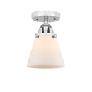 Innovations Lighting Small Cone 1 Light 6.25" Semi-Flush Mount 288-1C-PC-G61