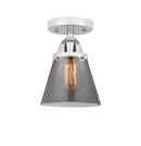 Innovations Lighting Small Cone 1 Light 6.25" Semi-Flush Mount 288-1C-PC-G63-LED