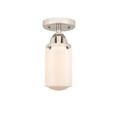 Innovations Lighting Dover 1 Light 4.5" Semi-Flush Mount 288-1C-PN-G311