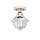 Innovations Lighting Small Oxford 1 Light 7.5" Semi-Flush Mount 288-1C-PN-G532