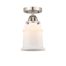 Innovations Lighting Canton 1 Light 6" Semi-Flush Mount 288-1C-SN-G181