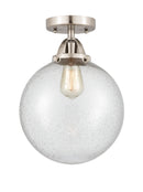 Innovations Lighting Beacon 1 Light 10" Semi-Flush Mount 288-1C-SN-G204-10-LED