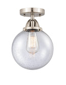 Innovations Lighting Beacon 1 Light 8" Semi-Flush Mount 288-1C-SN-G204-8-LED