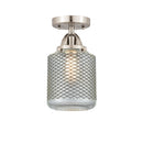 Innovations Lighting Stanton 1 Light 6" Semi-Flush Mount 288-1C-SN-G262-LED