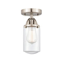 Innovations Lighting Dover 1 Light 4.5" Semi-Flush Mount 288-1C-SN-G312-LED