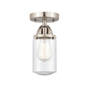 Innovations Lighting Dover 1 Light 4.5" Semi-Flush Mount 288-1C-SN-G314-LED