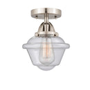 Innovations Lighting Small Oxford 1 Light 7.5" Semi-Flush Mount 288-1C-SN-G534