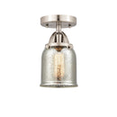 Innovations Lighting Small Bell 1 Light 5" Semi-Flush Mount 288-1C-SN-G58