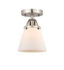 Innovations Lighting Small Cone 1 Light 6.25" Semi-Flush Mount 288-1C-SN-G61-LED