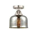 Innovations Lighting Large Bell 1 Light 8" Semi-Flush Mount 288-1C-SN-G78