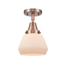 Innovations Lighting Fulton 1 Light 7" Flush Mount 447-1C-AC-G171