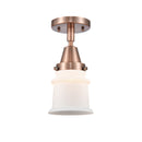 Innovations Lighting Small Canton 1 Light 6" Flush Mount 447-1C-AC-G181S