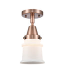 Innovations Lighting Small Canton 1 Light 6" Flush Mount 447-1C-AC-G181S-LED