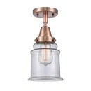 Innovations Lighting Canton 1 Light 6" Flush Mount 447-1C-AC-G182