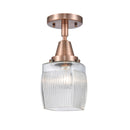 Innovations Lighting Colton 1 Light 5.5" Flush Mount 447-1C-AC-G302