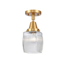 Innovations Lighting Colton 1 Light 5.5" Flush Mount 447-1C-SG-G302