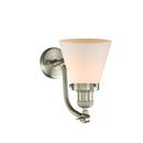Innovations Lighting Small Cone 1 Light Sconce Part Of The Franklin Restoration Collection 515-1W-SN-G61-LED