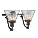Innovations Lighting Large Cone 2 Light Bath Vanity Light Part Of The Franklin Restoration Collection 515-2W-OB-G42