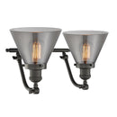 Innovations Lighting Large Cone 2 Light Bath Vanity Light Part Of The Franklin Restoration Collection 515-2W-OB-G43
