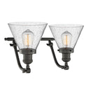 Innovations Lighting Large Cone 2 Light Bath Vanity Light Part Of The Franklin Restoration Collection 515-2W-OB-G44
