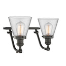 Innovations Lighting Small Cone 2 Light Bath Vanity Light Part Of The Franklin Restoration Collection 515-2W-OB-G62