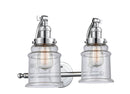 Innovations Lighting Canton 2-100 watt 18 inch Polished Chrome Seedy Glass 180 Degree Adjustable Swivels 5152WPCG184