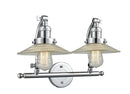 Innovations Lighting Halophane 2-100 watt 18 inch Polished Chrome Halophane Glass 180 Degree Adjustable Swivels 5152WPCG2