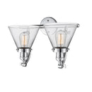 Innovations Lighting Large Cone 2 Light Bath Vanity Light Part Of The Franklin Restoration Collection 515-2W-PC-G42-LED