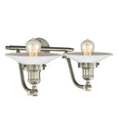 Innovations Lighting Halophane 2 Light Bath Vanity Light Part Of The Franklin Restoration Collection 515-2W-SN-G1