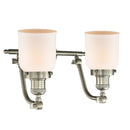 Innovations Lighting Small Bell 2 Light Bath Vanity Light Part Of The Franklin Restoration Collection 515-2W-SN-G51-LED