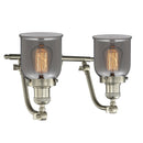 Innovations Lighting Small Bell 2 Light Bath Vanity Light Part Of The Franklin Restoration Collection 515-2W-SN-G53-LED