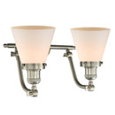 Innovations Lighting Small Cone 2 Light Bath Vanity Light Part Of The Franklin Restoration Collection 515-2W-SN-G61